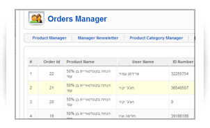 ניהול הזמנות חכם