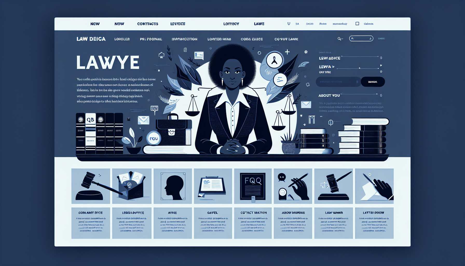 בניית אתר לעורך דין