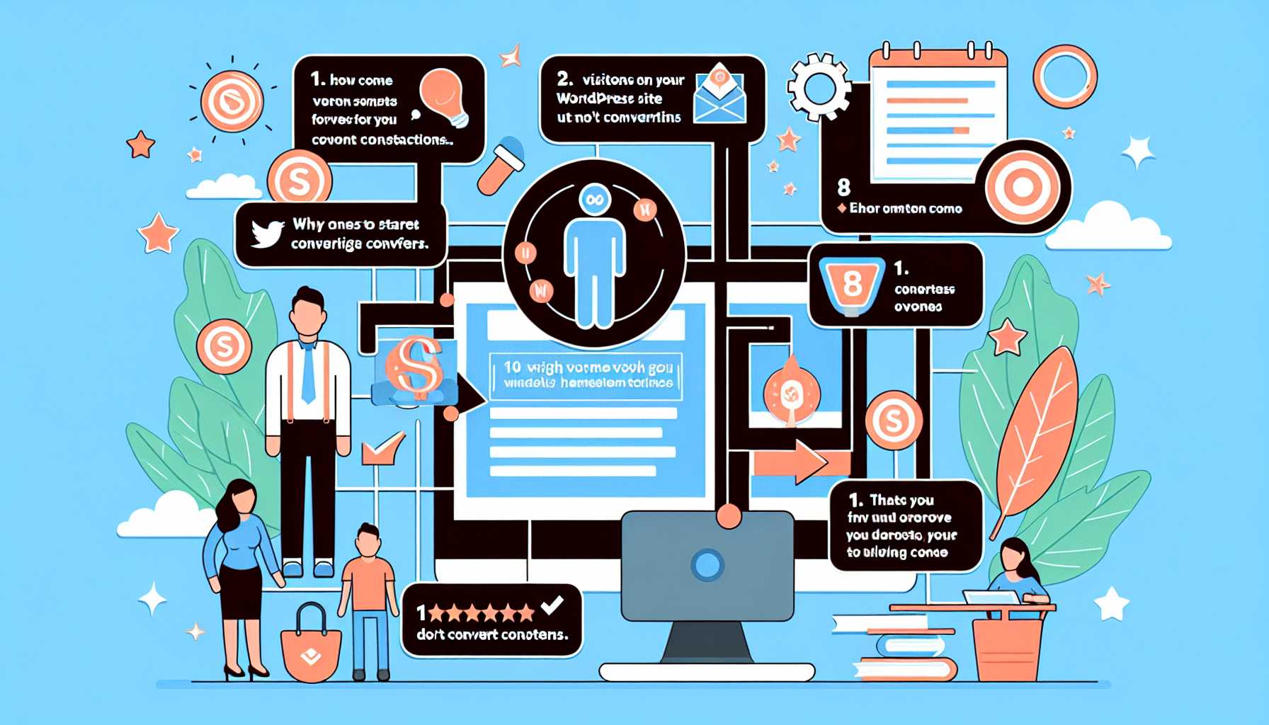 15 סיבות מדוע המבקרים באתר ה-WordPress שלכם לא הופכים ללקוחות